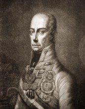 Francis II, 1768 - 1835, the last Holy Roman Emperor, as Francis I Franz I. Emperor of Austria