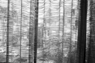 Curtain inside Van Gogh Museum Amsterdam Netherlands Holland 1986