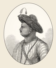 Tipu Sultan, Tiger of Mysore, 1750 – 1799, ruler of the Kingdom of Mysore