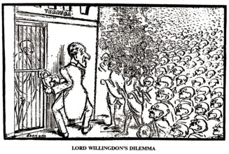 Lord Willingdon Mahatma Gandhi in Yerwada Prison thousands Gandhi by Shankar, India, Asia, 1933,