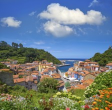 Cudillero village in Asturias from Spain