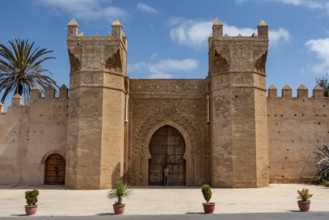 Historic medieval Chellah from Merinid time in Rabat, Morocco, Africa