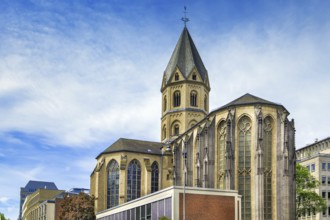 St. Andrew is a 10th-century Romanesque church located in the old town of Cologne, Germany, Europe