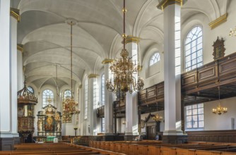 Church of the Holy Ghost is one of the oldest churches in Copenhagen, Denmark. Interior