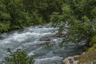 The Kjenndalsbreen is part of the Jostedalsbreen, one of the largest glaciers in Norway, and forms
