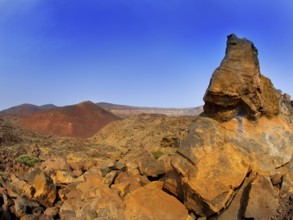 Canary islands in Tenerife Teide National Park mountain volcanic rocks