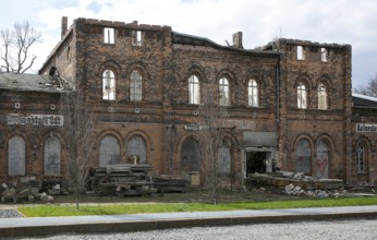 Ballenstedt East Harz district ruinous station building picture no. 1508 on the disused