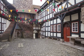 Ludwigstein Castle, near Werleshausen, Werra-Meißner-Kreis, Hesse, Germany, Europe