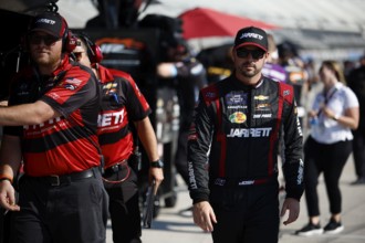 NASCAR Xfinity Series Driver, Josh Berry (8) gets ready to qualify for the Andy's Frozen Custard