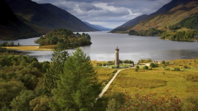 Europe, Scotland, Great Britain, England, Landscape, Glenfinnan Monument, Glenfinnan