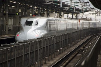Kyushu Shinkansen at the Shin-Osaka Station in Osaka, Japan, Osaka, Japan, Asia