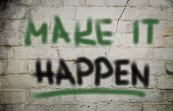 Make It Happen Concept