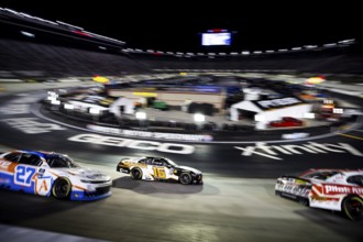 AJ ALLMENDINGER (16) drives on track during the Food City 300 at Bristol Motor Speedway in Bristol