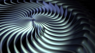 A nice abstract metal swirl background 3d illustration