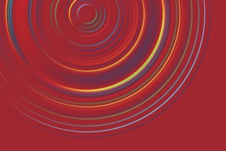 Abstract colorful semi circle geometric pattern design and background