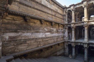 Dada harir step well, ahmedabad, Gujarat, India, Asia
