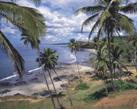 Vagator beach, panaji, goa, india, asia