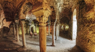 Arab baths, Banys Àrabs, 10th century, Palma, Mallorca, balearic islands, spain