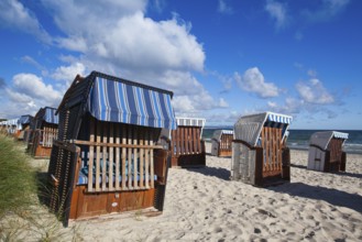 Morning on the beach in Binz, Ruegen Island, Germany, Europe