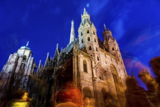 One of the city's landmarks is St Stephen's Cathedral in Vienna Austria
