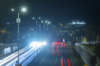 Well-developed traffic junction Bergstrasse B170 with access to the A17 motorway. Dresden lies in