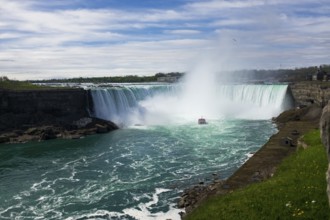 The Horseshoe Falls in Niagara Falls, Ontario, Canada, North America