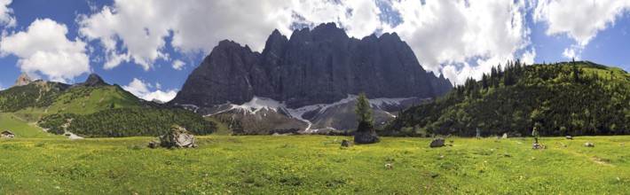Lalidererwände, Karwendel, Tyrol, Austria Laliderer walls, Tyrol, Austria, Europe