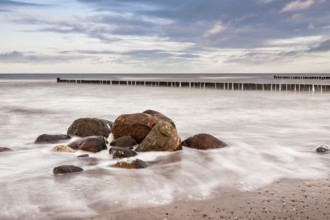 Evening on the Baltic coast near Kühlungsborn