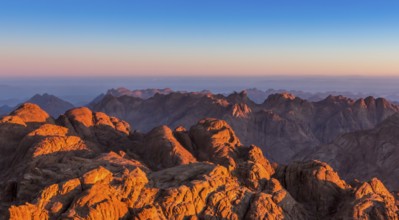 Mount Sinai, Mount Moses in Egypt. Africa