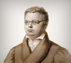 Friedrich Arnold Brockhaus, 1772 – 1823, German encyclopedia publisher and editor, digitally