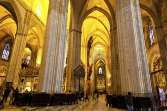 Spain, Andalusia. The Cathedral of Santa Maria de la Sede. One of the city's landmarks. Austria,