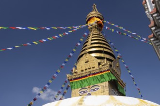 Swayambhunath, Swayambhu Mahachaitya, sometimes called the Monkey Temple, the Swayambhu stupa, one