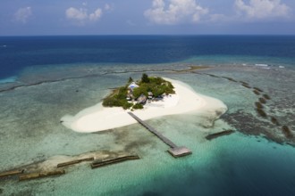 Private island Vaagali, South Male Atoll, Indian Ocean, Maldives, Asia
