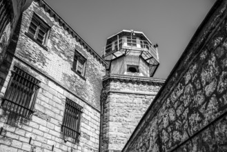PHILADELPHIA, USA, AUGUST 15, 2022, Watchtower for prison guards at the Eastern State Penitentiary,