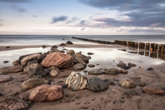 Evening on the Baltic coast near Kühlungsborn