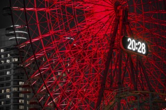 Cosmo clock Ferris wheel (Minato Mirai, Yokohama). Shooting Location: Yokohama-city kanagawa