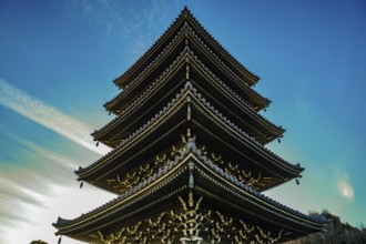 Five Temple Tower (Kawasaki City Misoji). Shooting Location: Kawasaki City, Kanagawa Prefecture