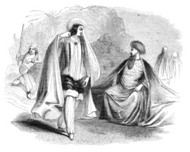 Afghans. Engraving from The Penny Magazine, november 1843