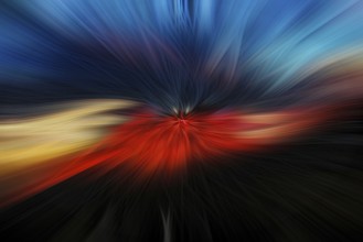 Abstract swirl in colorful color