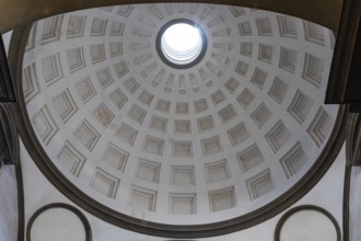 Florence, Italy - circa July 2021. Medici Chapels interior - Cappelle Medicee. Michelangelo