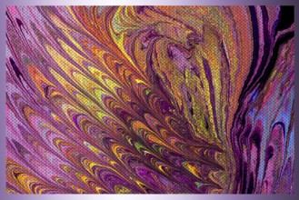 Traditional Ottoman Turkish abstract marbling art patterns as background