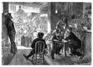 Illustration originally published in Hesse-Warteggs Nord Amerika, swedish edition published in 1880