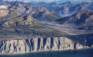 Rugged coastline Katmai National Park, Alaska