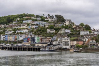 Dartmouth, Devon, England, UK, May 26, 2022: View across the River Dart towards Kingswear