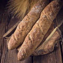 Homemade baguettes