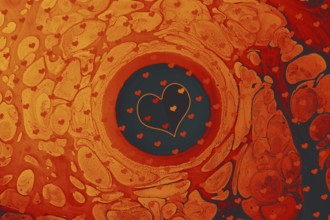 Elegant decorative heart pattern design for fabric, wallpaper, gift paper, banner, cover, poster,