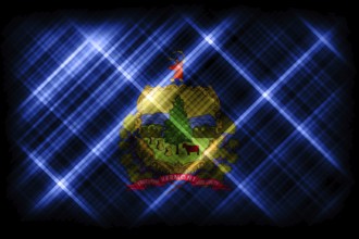 Vermont state flag, Vermont flag background modern flag