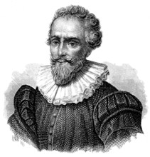 Portait of François de Malherbe, 1555 - 1628, a French poet, critic and translator, Portrait von