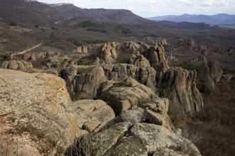 The Belogradchik Rocks are a group of strangely shaped sandstone and conglomerate rock formations