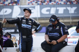 NASCAR Cup Series Driver, Justin Haley (31) takes to the track to practice for the Bass Pro Shops